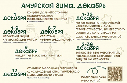 «Амурская зима»: в регионе стартует фестиваль культуры, патриотизма и новогоднего настроения